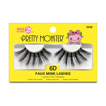 PRETTY MONSTER Max Volume 6D Faux Mink Lashes